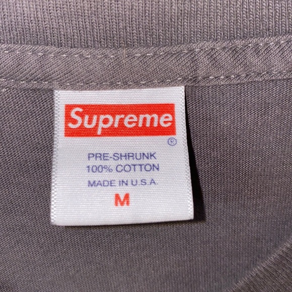 Supreme Gray SS18 Tonal T Shirt in a size Medium. - Picture 3 of 4